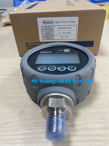 Đồng hồ áp suất điện tử Sensys SBU